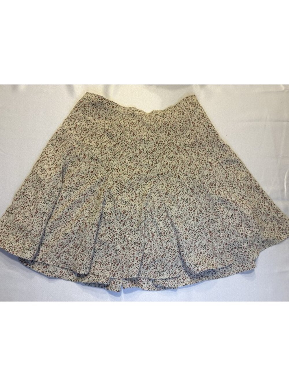 WISHLIST Women's A Line Skirt Elastic Waist Floral Size M